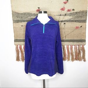 Columbia Purple Fleece Pullover